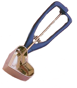 heart shaped ice cream scoop