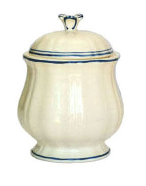 filets bleus covered sugar bowl 