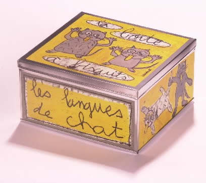 french storage tins - bote  biscuits