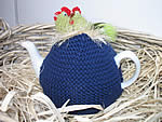 hens 2 lime on blue