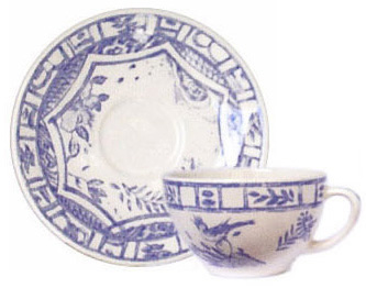 oiseau bleu tea cup