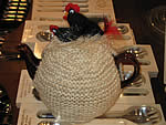 2 black hens natural